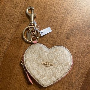 COACH coin purse key chain